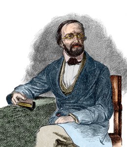 Ritratto di Peter Gustav Dirichlet (1805-1859), matematico tedesco. XIX secolo.