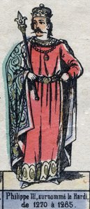 Ritratto di Filippo III di Francia, conosciuto come Filippo l