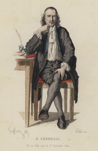 Ritratto di Pierre Corneille, drammaturgo francese da French School