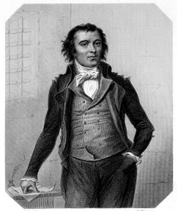 Ritratto di Pierre Victurien Vergniaud (1753-1793), politico francese. In "La storia dei Girondini" di Lamartine da French School