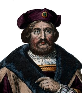 Ritratto di Pierre de Ronsard, poeta francese da French School
