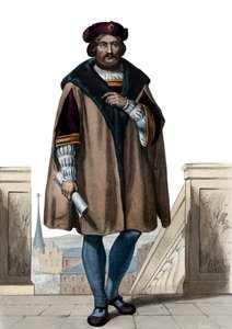 Ritratto di Pierre de Ronsard, poeta francese da French School