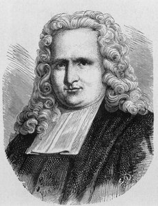 Ritratto di Pieter van Musschenbroek (1692 - 1761), fisico olandese, inventore nel 1745 del primo condensatore elettrico (bottiglia di Leida) - in "Album della Scienza; studiosi illustri; Grandi scoperte" 1896 da French School