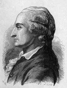 Ritratto di Pilâtre de Rozier (1756 - 1785), fisico e aeronautico francese (primo viaggio in mongolfiera) - in "Album della Scienza; illustri scienziati; Grandi scoperte" 1896 da French School