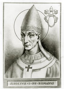 Ritratto di Papa Siricio, c.1835 da French School