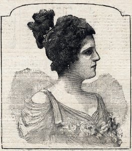 Ritratto della Principessa Caraman-Chimay (Caraman Chimay) (Clara Ward - 1873 - 1916) da French School