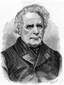 Ritratto di Heinrich Daniel Ruhmkorff (1803 - 1877), costruttore di strumenti di fisica (l