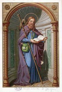 Ritratto di San Giacomo Maggiore che legge, Francia XIX secolo da French School
