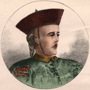 Ritratto di Guangxu, Imperatore della Cina (1871-1908).