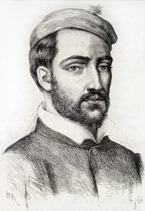 Ritratto di Théodore Géricault, pittore francese (1791-1824) - in "L
