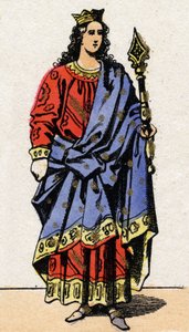 Ritratto di Teodorico I (? - 533), re di Austrasia