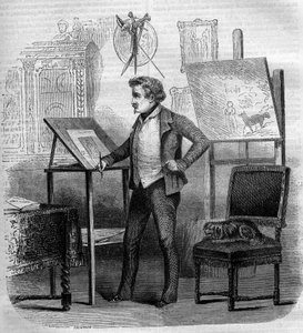 Ritratto di Tony Johannot (Antoine Johannot detto) da French School