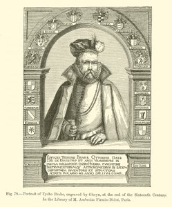 Ritratto di Tycho Brahe, inciso da Gheyn, alla fine del XVI secolo
