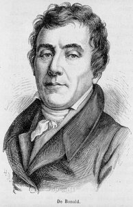 Ritratto del Visconte Louis de Bonald (1754 - 1840), scrittore politico francese - in "L