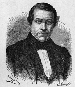 Ritratto di Charles Wheatstone (1802 - 1875), inventore nel campo della telegrafia - in "Album della Scienza; studiosi illustri; Grandi scoperte" 1896 da French School