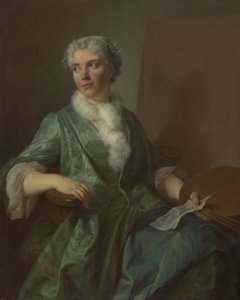Ritratto di una Donna Artista, c.1735 da French School