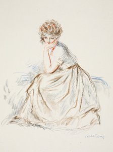 Ritratto di una ragazza da French School