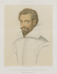 Ritratto di un uomo con la barba a punta