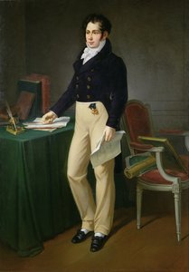 Ritratto di un giovane che tiene il Journal des Sourds-Muets et Aveugles, c.1830-40