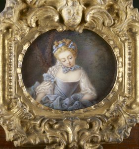 Ritratto di una giovane donna da French School