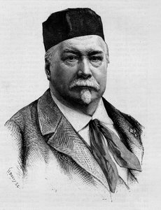 Ritratto del giornalista e romanziere Adolphe Monnot de Balathier de Bragelonne, morto nel 1888 da French School