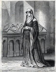 Ritratto della monaca benedettina che sarebbe stata l