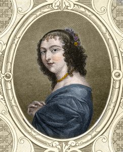 Ritratto della scrittrice francese Anne Ninon de l