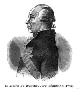 Ritratto del marchese Anne Pierre Conte de Montesquiou Fezensac. da French School