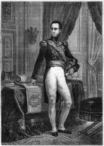 Ritratto del marchese de Caulaincourt (1773-1827), duca di Vicenza, generale e diplomatico francese - in "Histoire de l