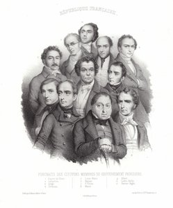 Ritratti dei Cittadini Membri del Governo Provvisorio da French School