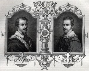 Ritratti di Orazio (1531-1553) e Ottavio Farnese da French School