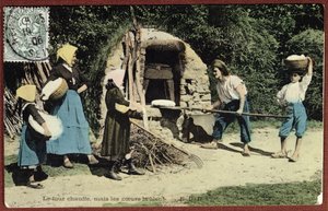 Cartolina raffigurante un forno comune, 1906