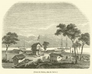 Posta del Gabon, costa del Gabon da French School