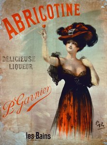 Poster pubblicitario per Abricotine, prodotto da P. Garnier, Parigi