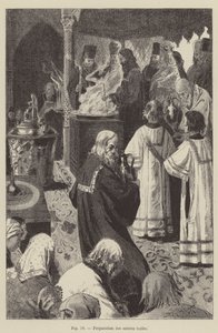Preparazione degli oli santi da French School
