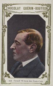 Presidente Wilson degli Stati Uniti da French School