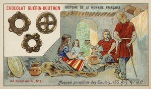 Monete primitive dei Galli da French School