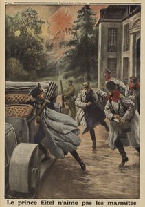 Il principe Eitel Friedrich di Prussia, secondogenito dell