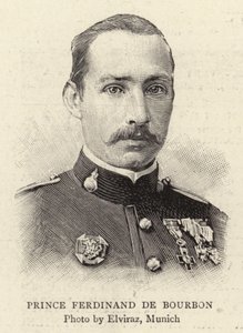 Principe Ferdinando di Borbone (incisione) da French School