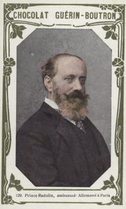 Principe Radolin, ambasciatore tedesco a Parigi da French School