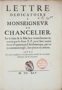 Lettera dedicatoria stampata sull