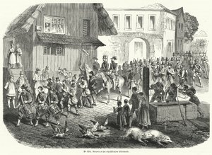 Processione di Gustav Struve e repubblicani tedeschi, Rivoluzione del 1848