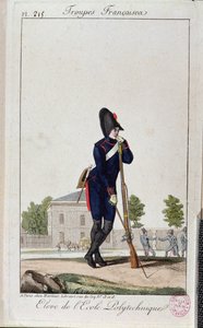 Allievo della Politecnica, da Troupes Francaises c.1805 da French School