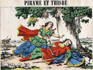 Piramo e Tisbe, racconto di Ovidio nelle "Metamorfosi"