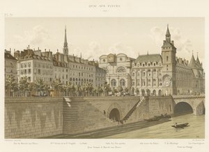 Quai aux Fleurs, 1855