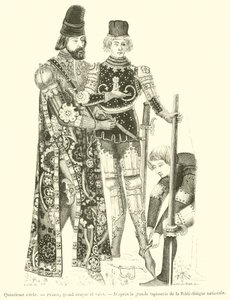 Quindicesimo secolo, Principe, gran scudiero e valletto da French School