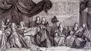 Guarigione di Luigi XIV, circa 1689 da French School