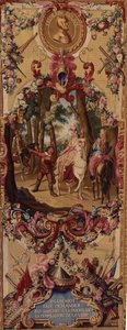 Arazzo dei Gobelins con la storia di Don Chisciotte, 1717-18 da French School