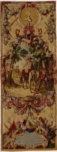 Arazzo dei Gobelins con la storia di Don Chisciotte, 1717-18 da French School