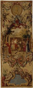 Arazzo dei Gobelins della Reggenza con la Storia di Don Chisciotte, 1717-18 da French School